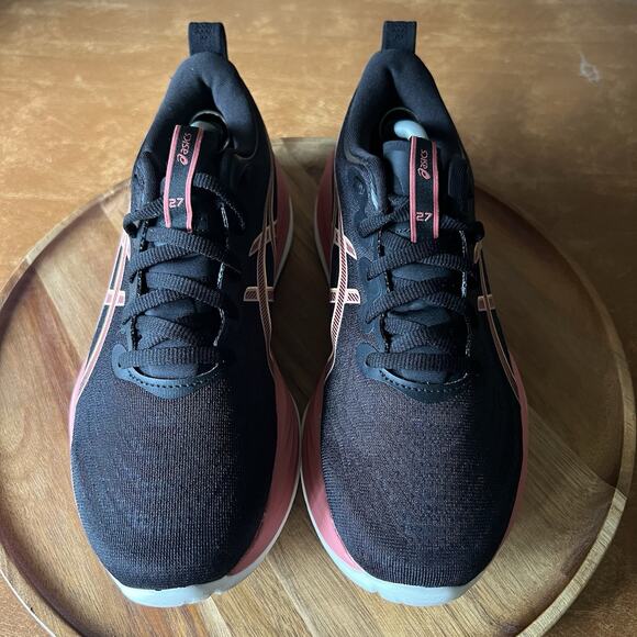 Asics Gel-Cumulus 27 Black Raspberry Road Running Sneakers Shoes Women's 8.5 - Picture 10 of 16